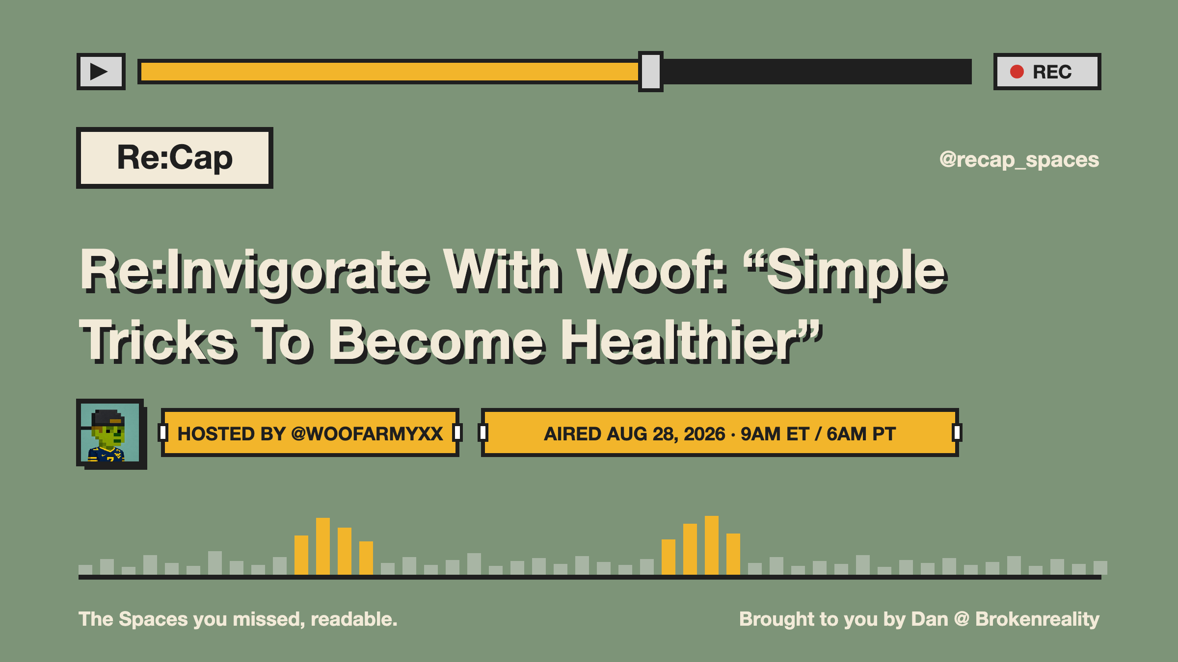 Re:Invigorate With Woof: “Simple Tricks To Become Healthier”