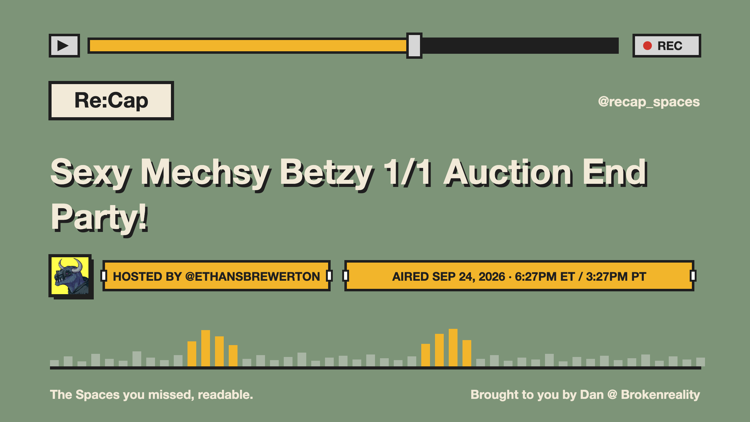 Sexy Mechsy Betzy 1/1 Auction End Party!