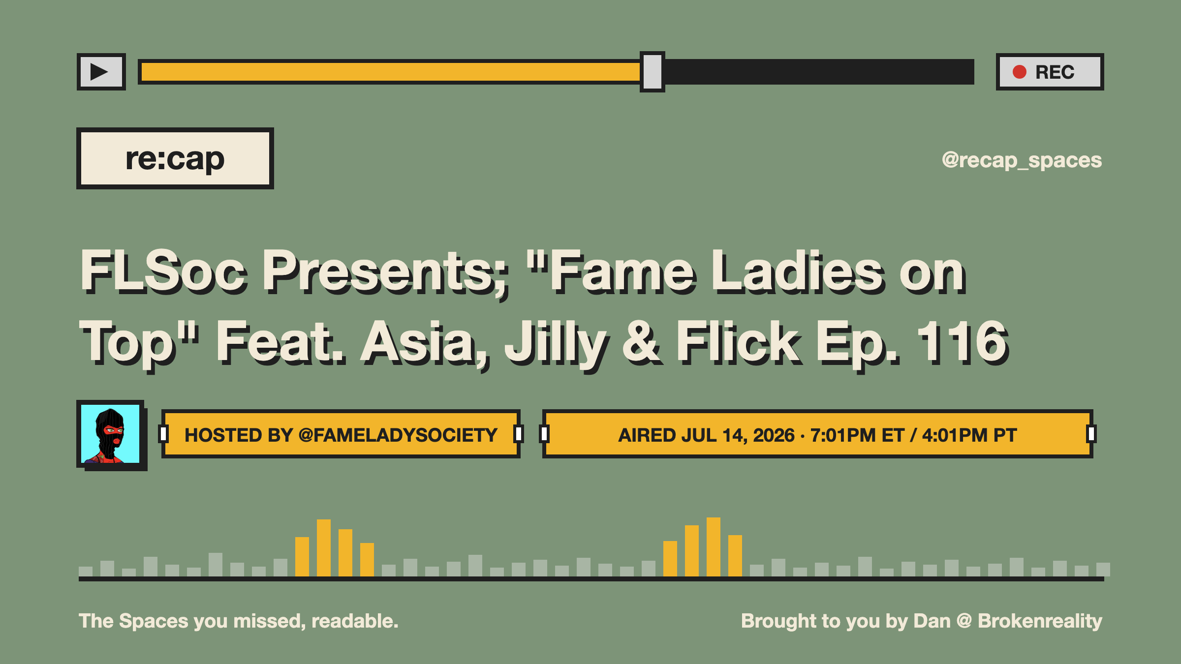 FLSoc Presents; "Fame Ladies on Top" Feat. Asia, Jilly & Flick Ep. 116