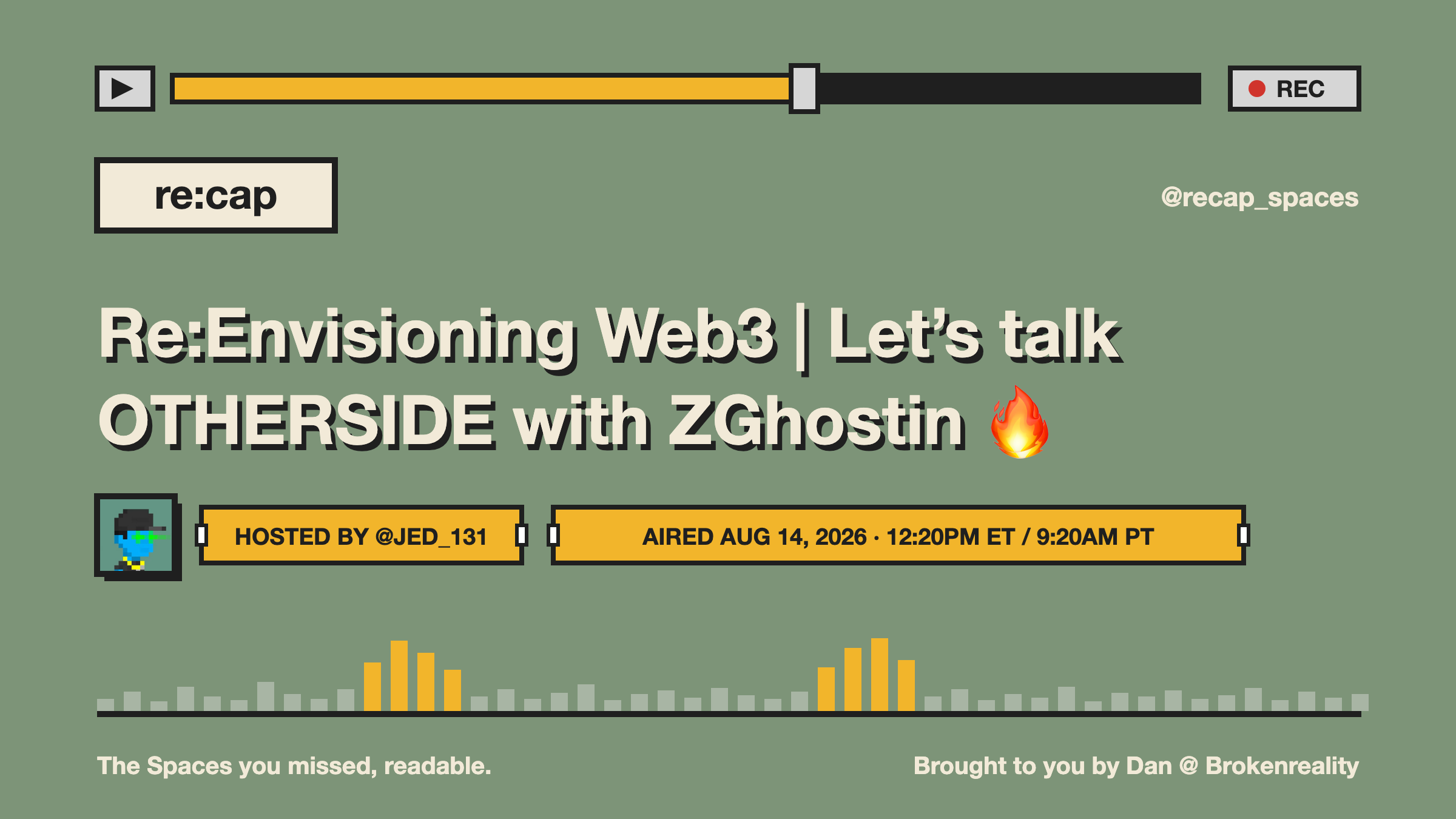 Re:Envisioning Web3 | Let’s talk OTHERSIDE with ZGhostin 🔥