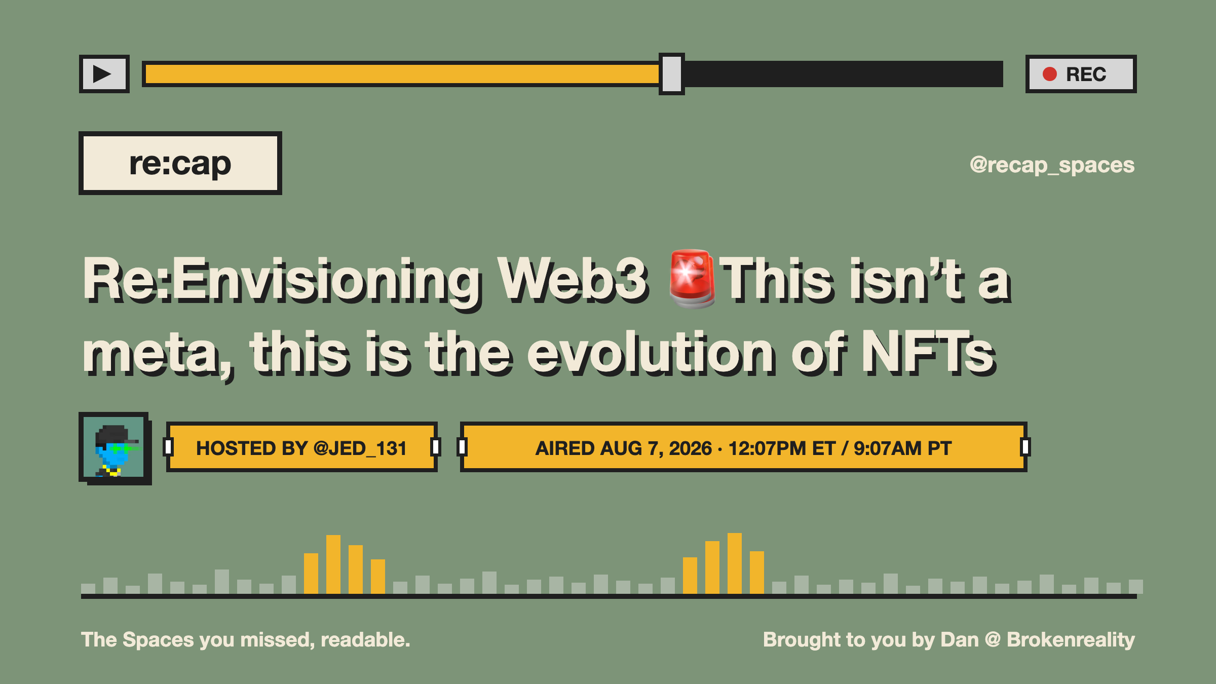 Re:Envisioning Web3 🚨This isn’t a meta, this is the evolution of NFTs