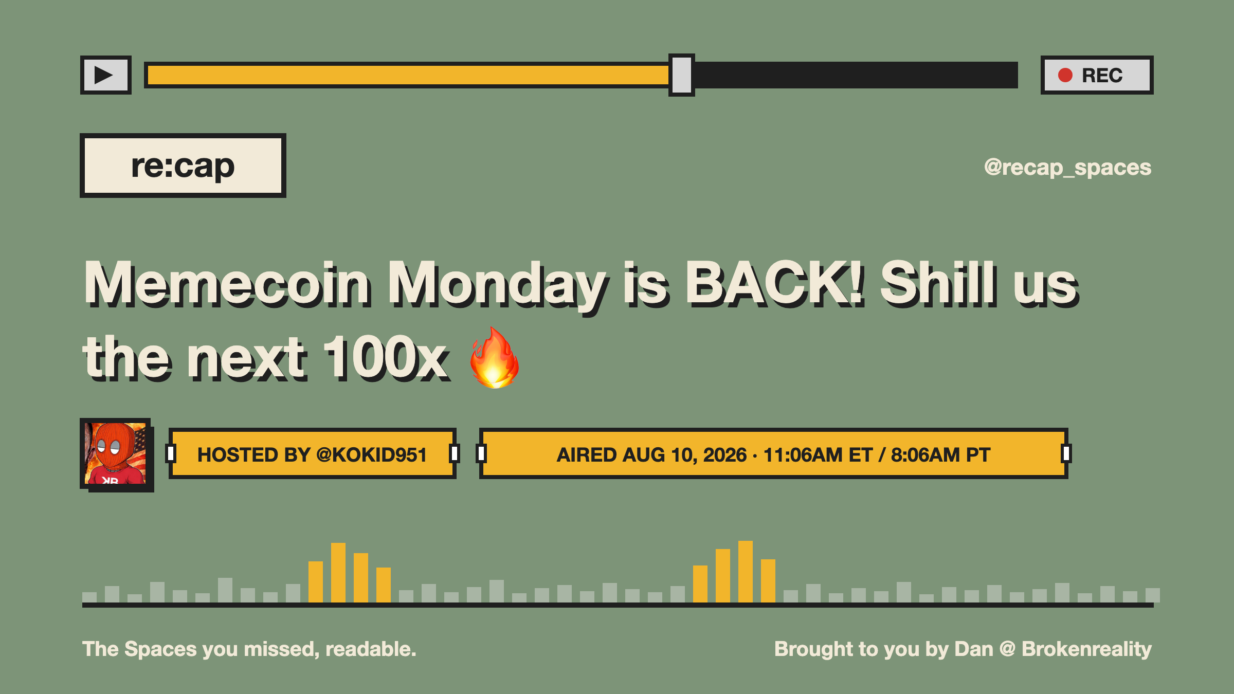 Memecoin Monday is BACK! Shill us the next 100x 🔥