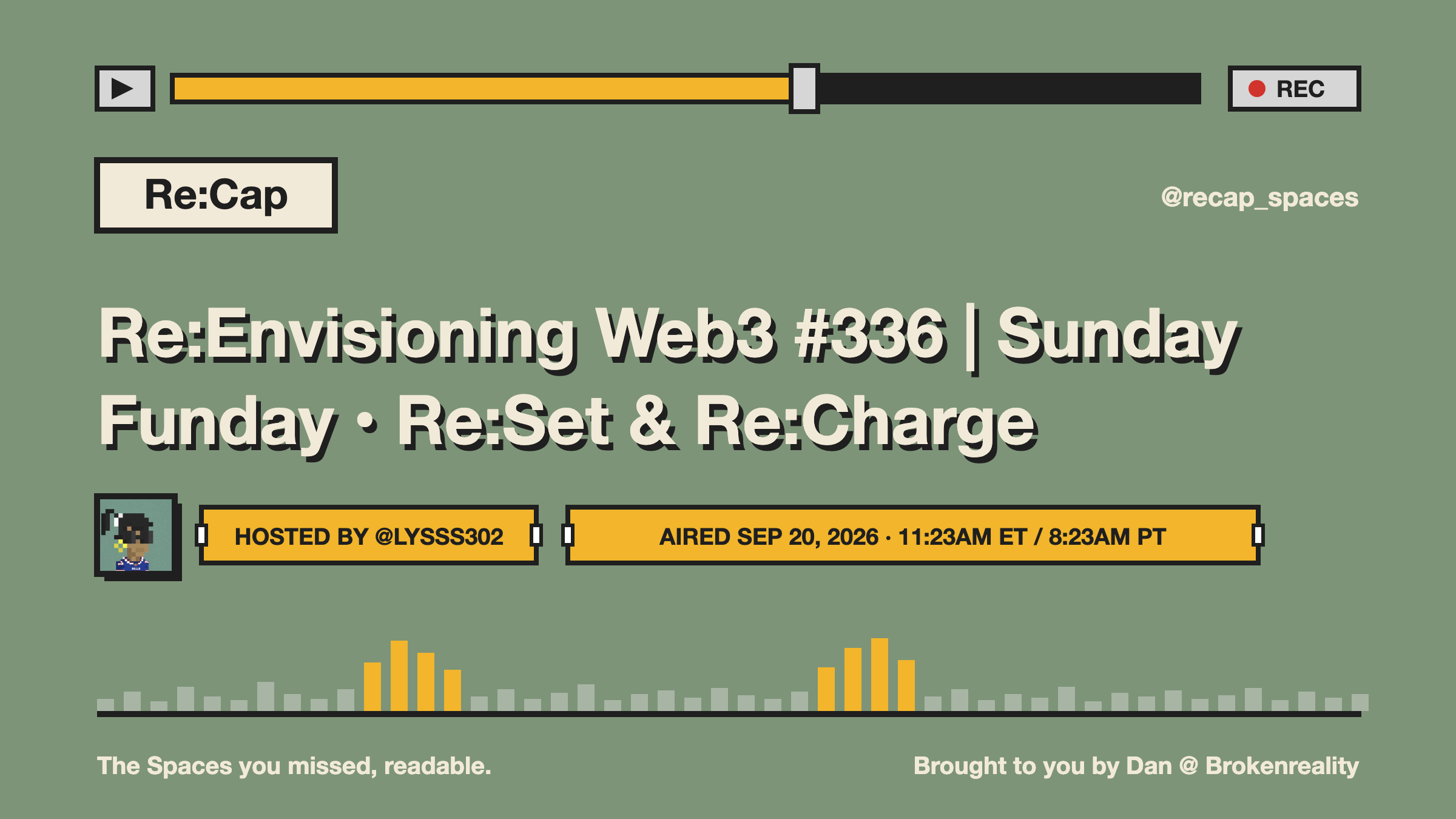 Re:Envisioning Web3 #336 | Sunday Funday • Re:Set & Re:Charge