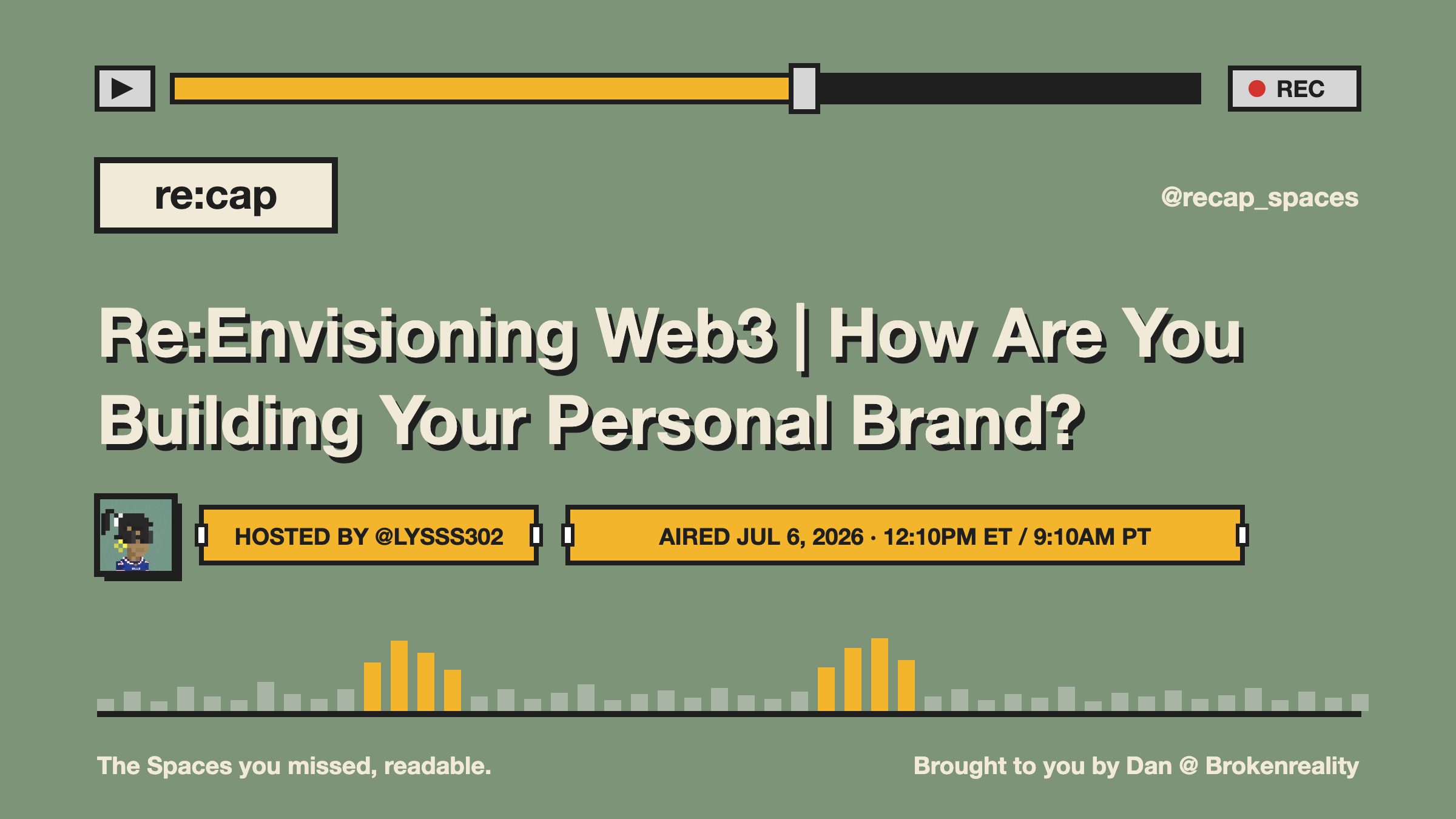 Re:Envisioning Web3 | How Are You Building Your Personal Brand?