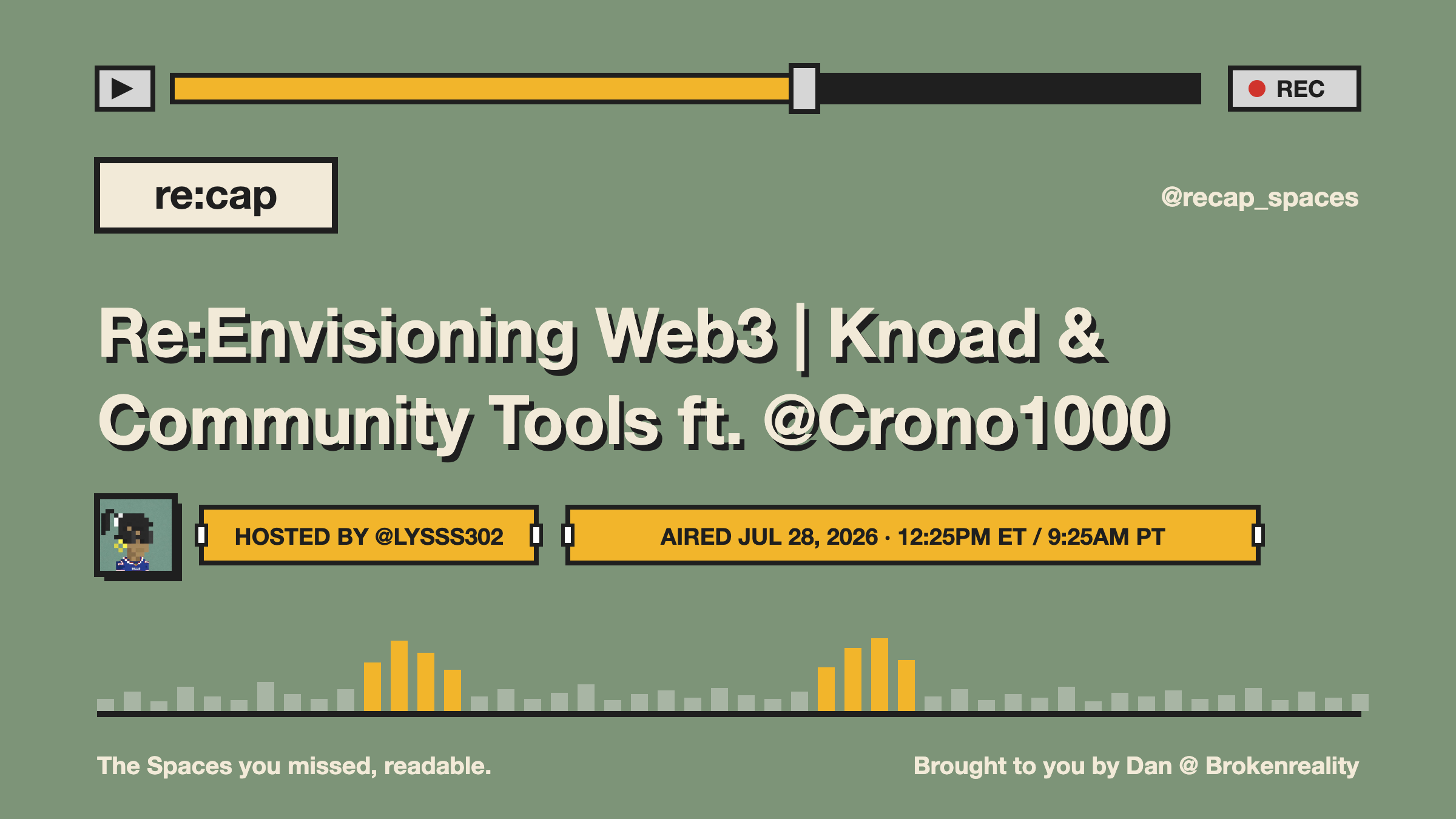 Re:Envisioning Web3 | Knoad & Community Tools ft. @Crono1000