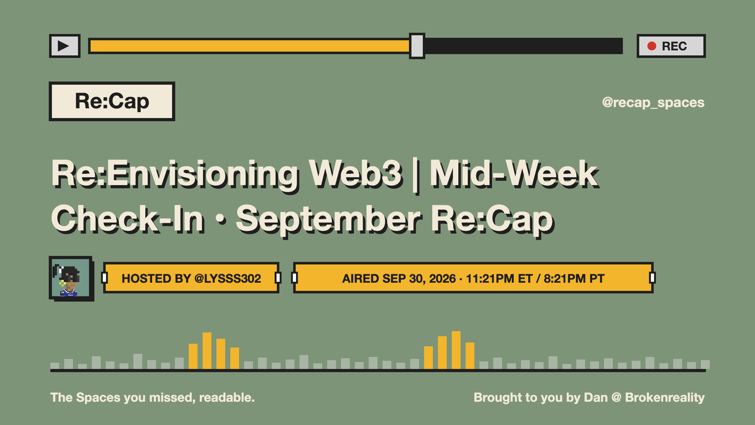 Re:Envisioning Web3 | Mid-Week Check-In • September Re:Cap