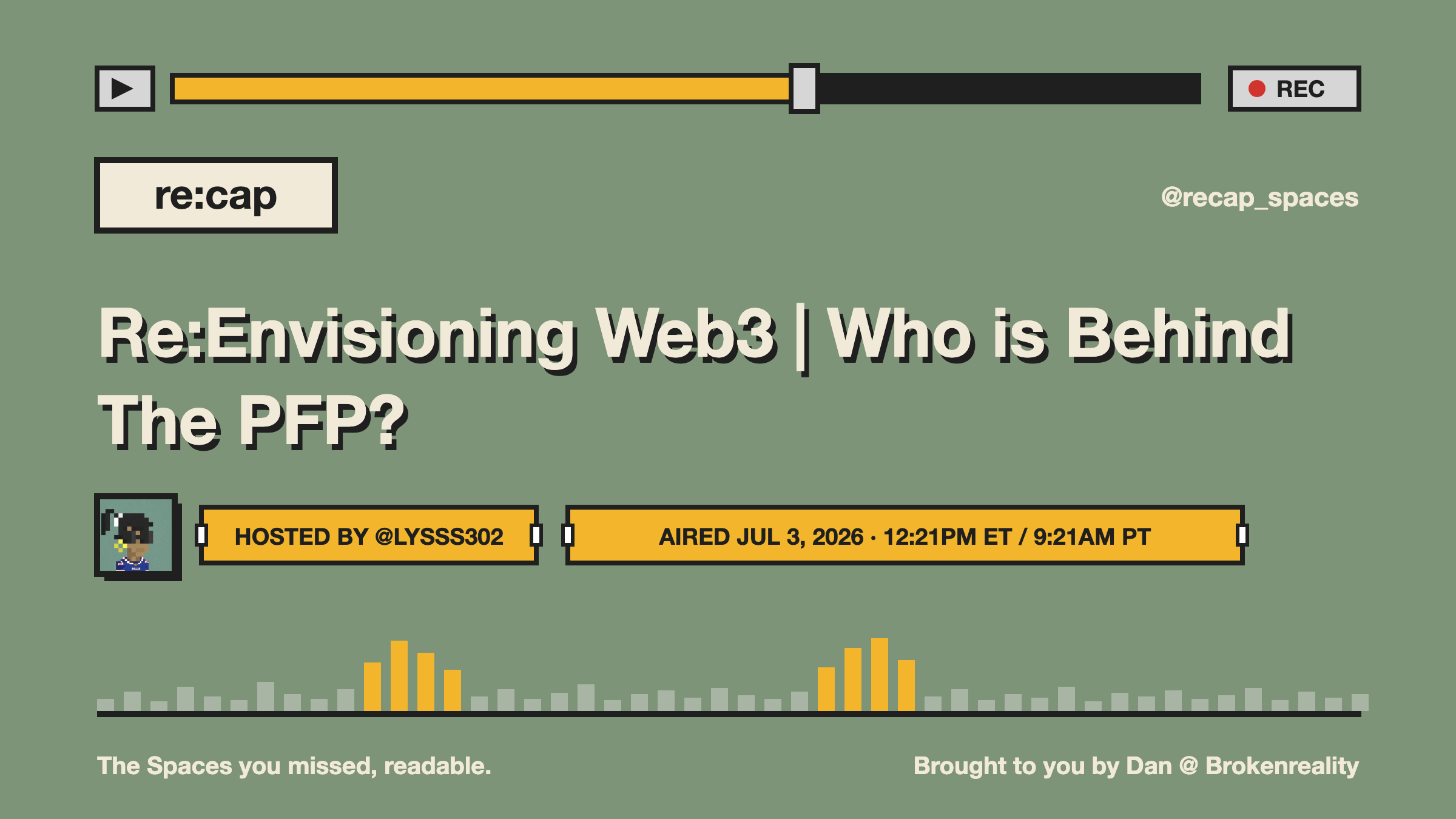 Re:Envisioning Web3 | Who is Behind The PFP?