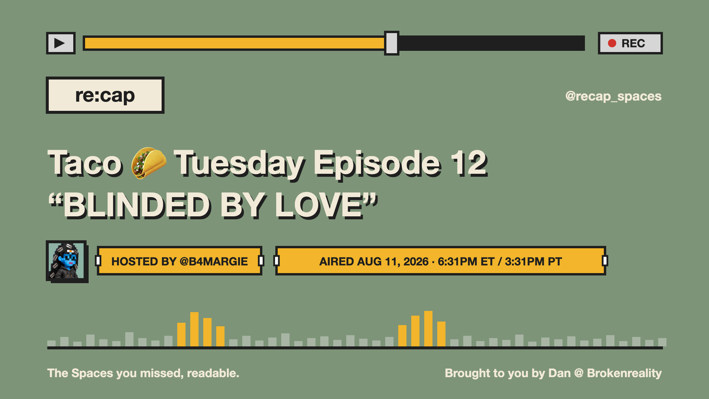 Taco 🌮 Tuesday Episode 12 “BLINDED BY LOVE”