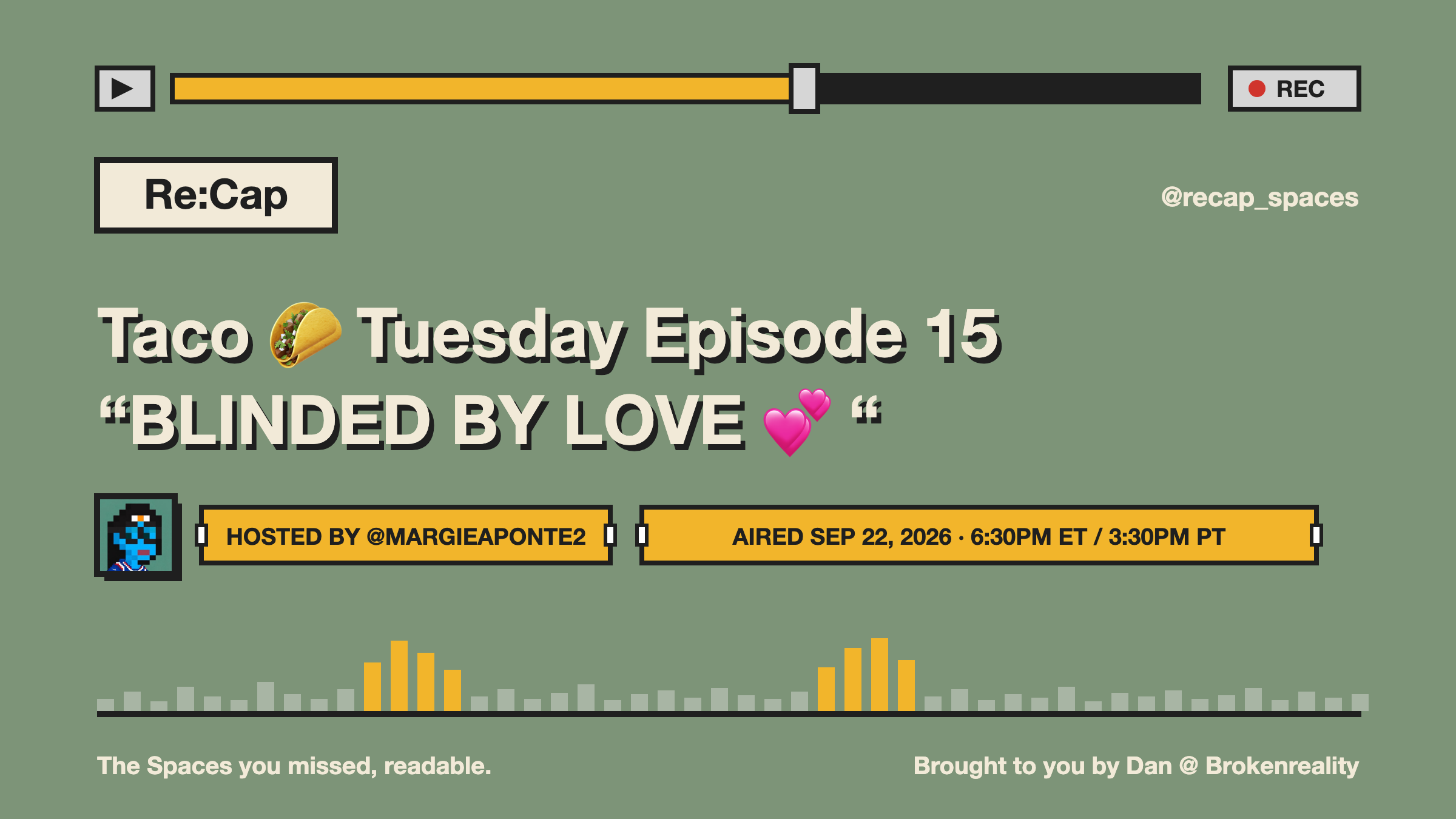 Taco 🌮 Tuesday Episode 15 “BLINDED BY LOVE 💕 “