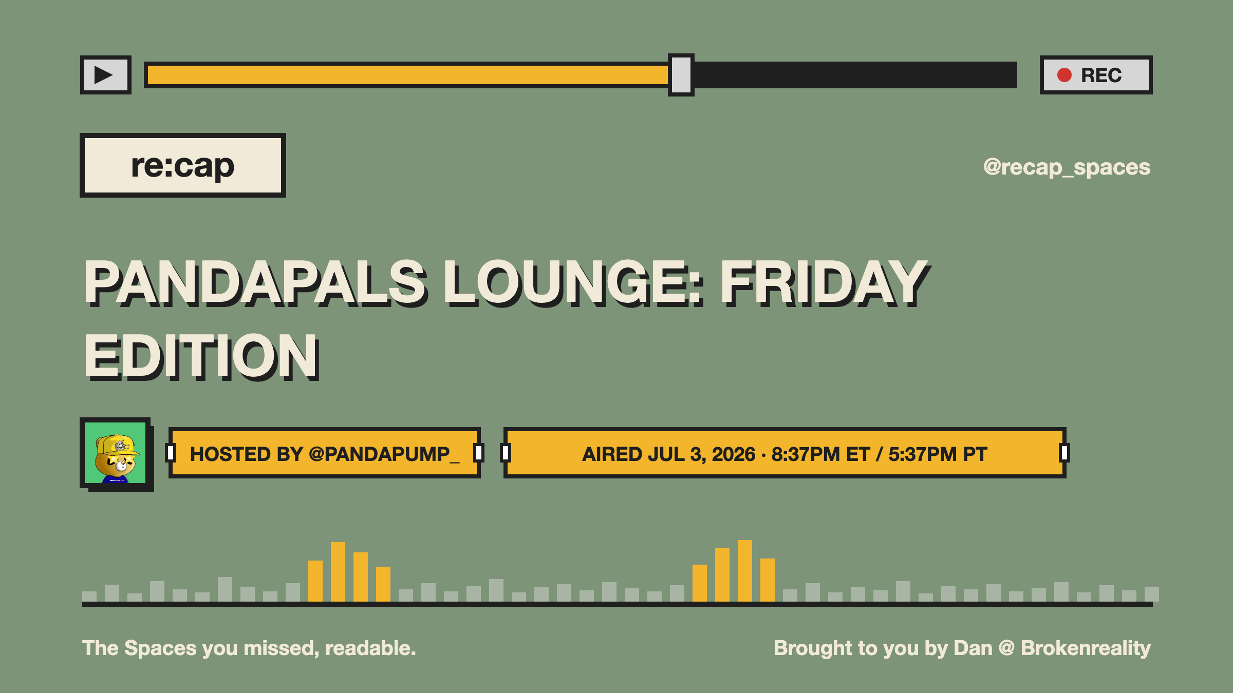 PANDAPALS LOUNGE: FRIDAY EDITION