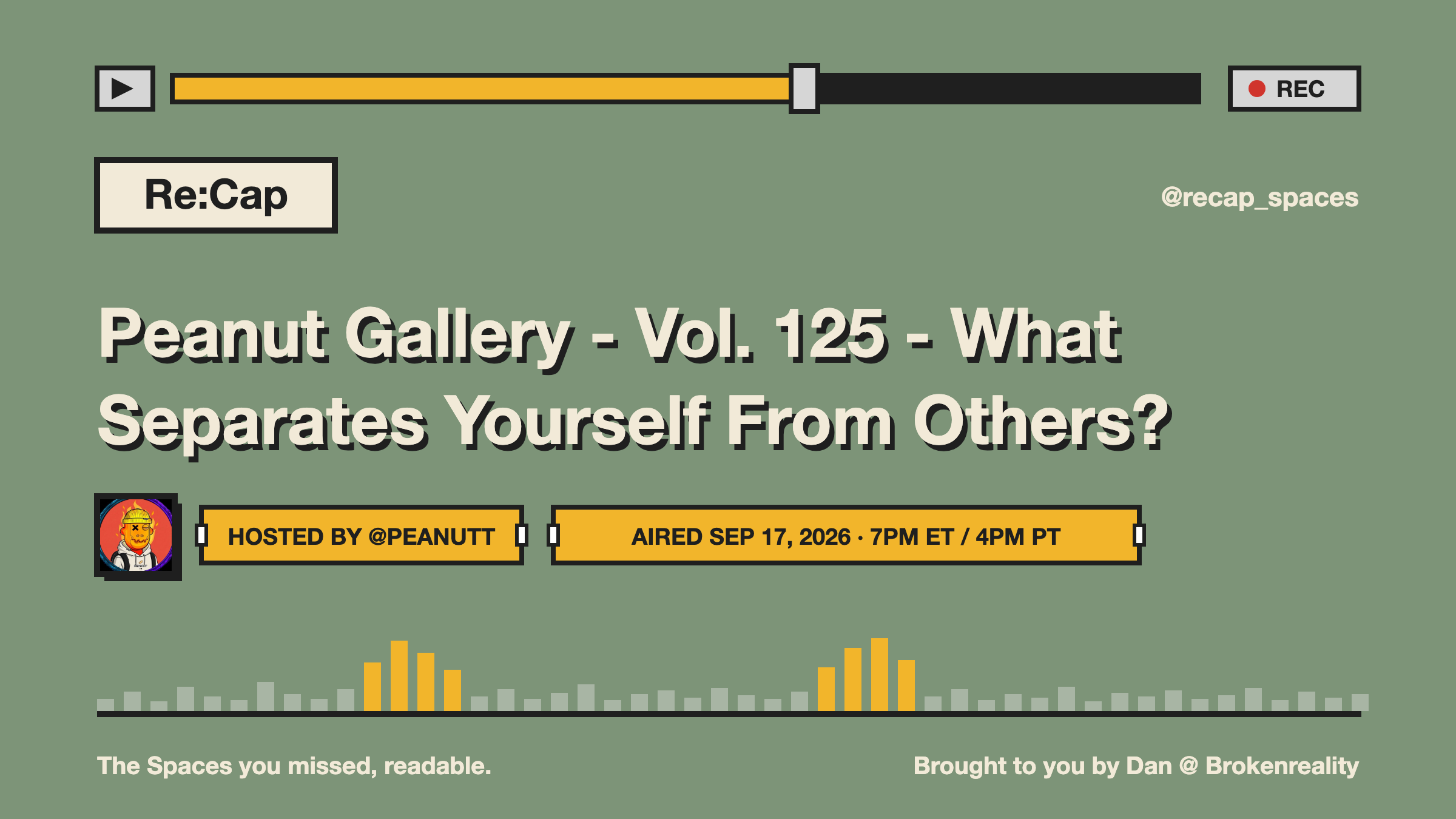 Peanut Gallery - Vol. 125 - What Separates Yourself From Others?