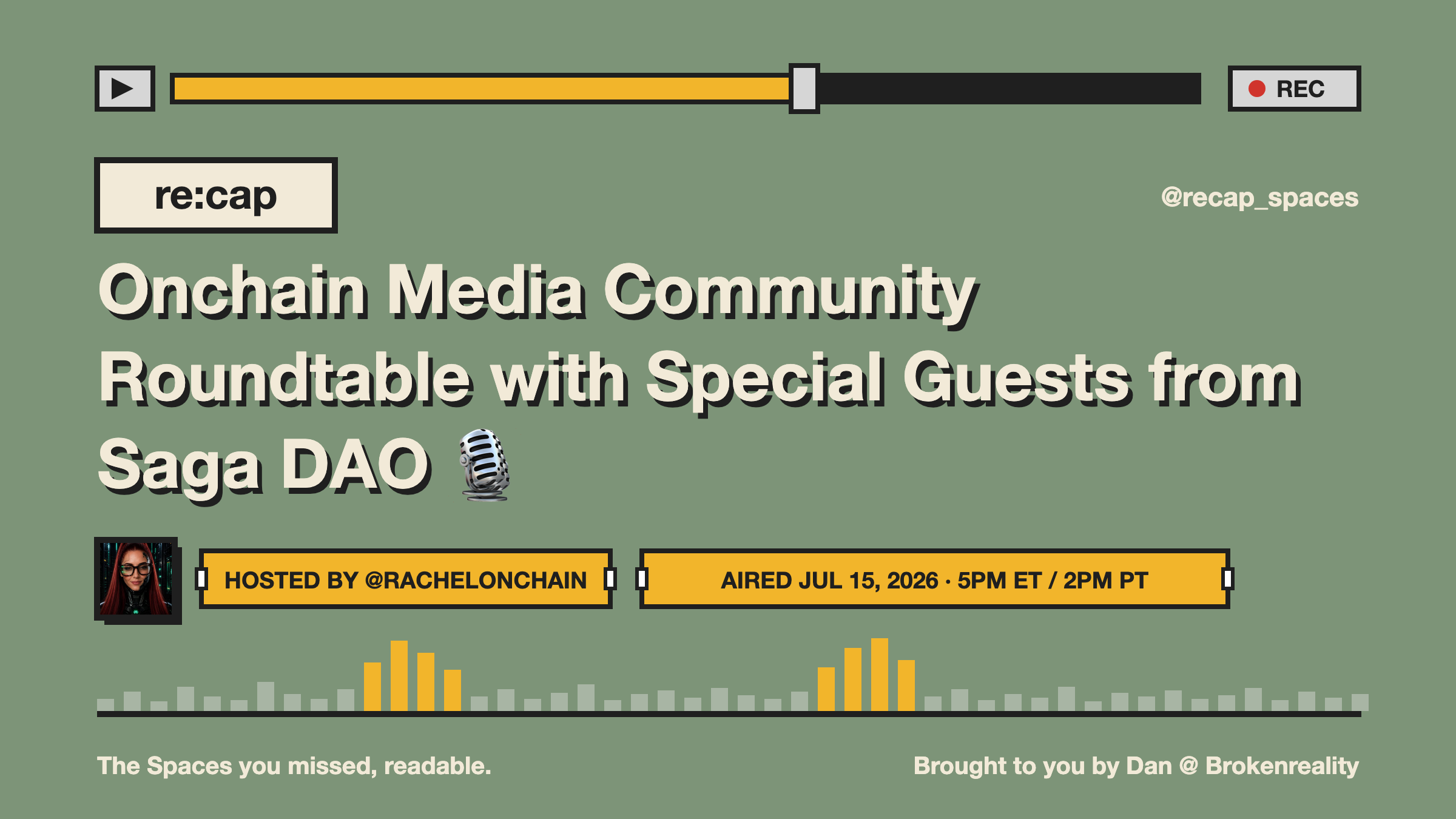 Onchain Media Community Roundtable with Special Guests from Saga DAO 🎙️