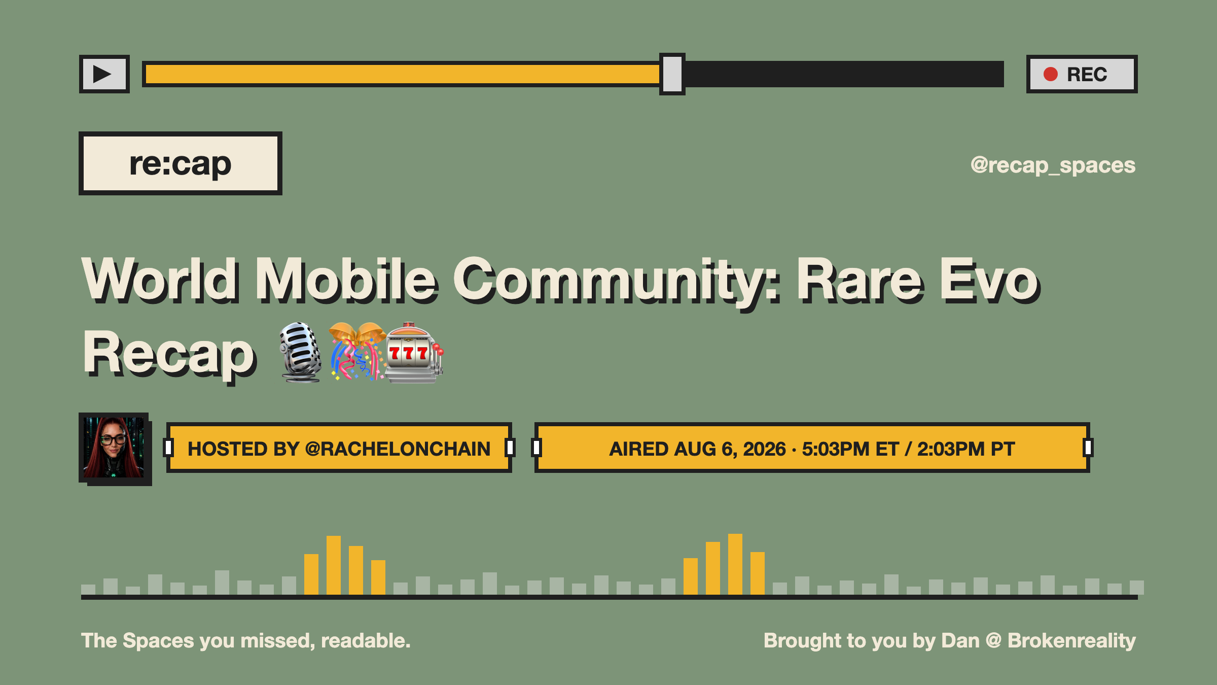 World Mobile Community: Rare Evo Recap 🎙️🎊🎰
