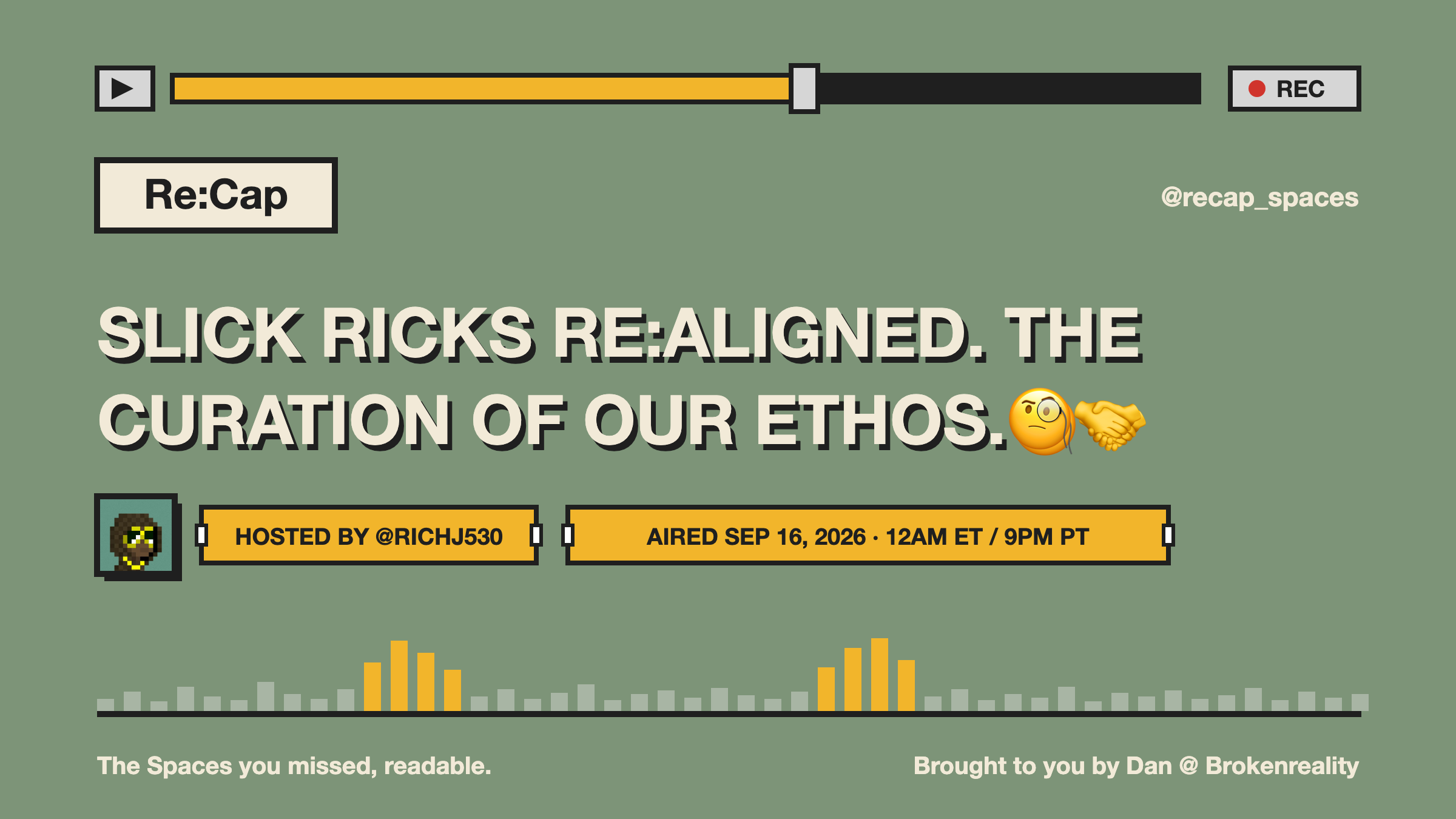 SLICK RICKS RE:ALIGNED. THE CURATION OF OUR ETHOS.🧐🤝