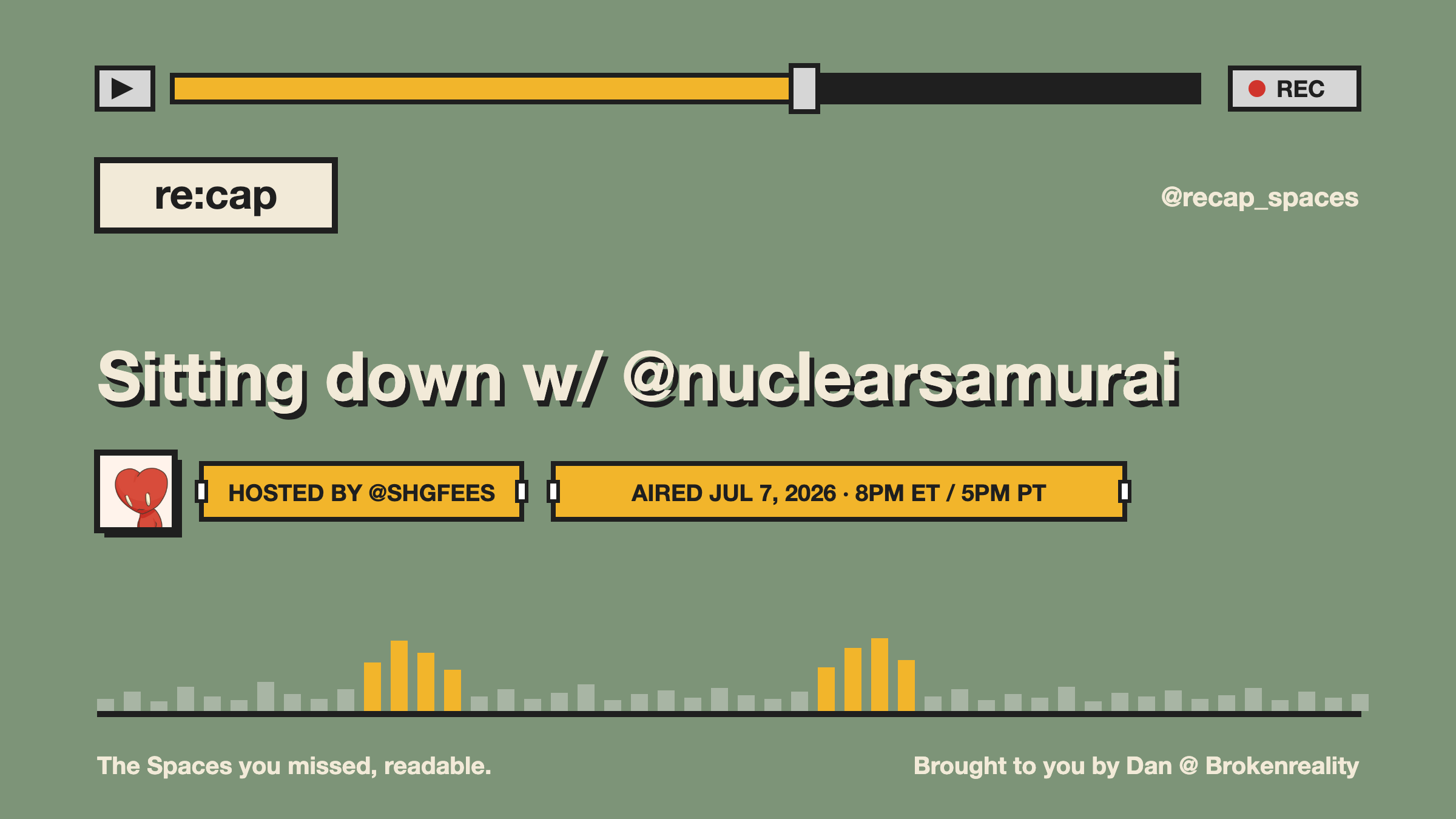 Sitting down w/ @nuclearsamurai