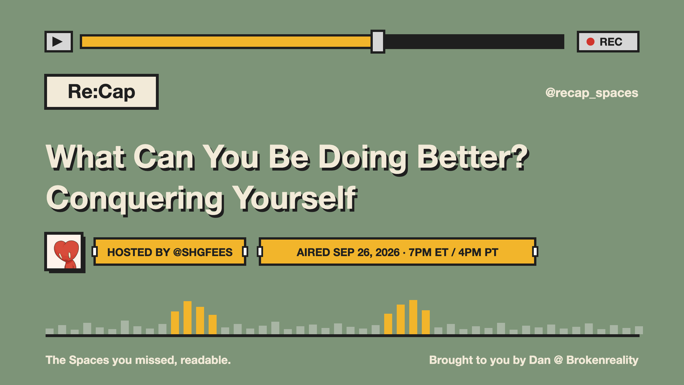 What Can You Be Doing Better? Conquering Yourself
