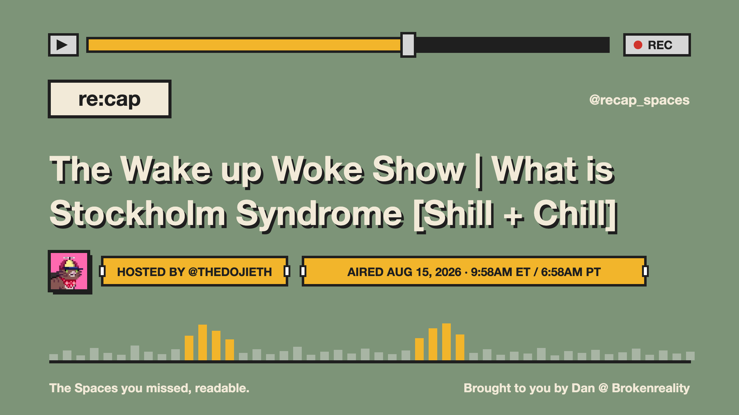 The Wake up Woke Show | What is Stockholm Syndrome [Shill + Chill]