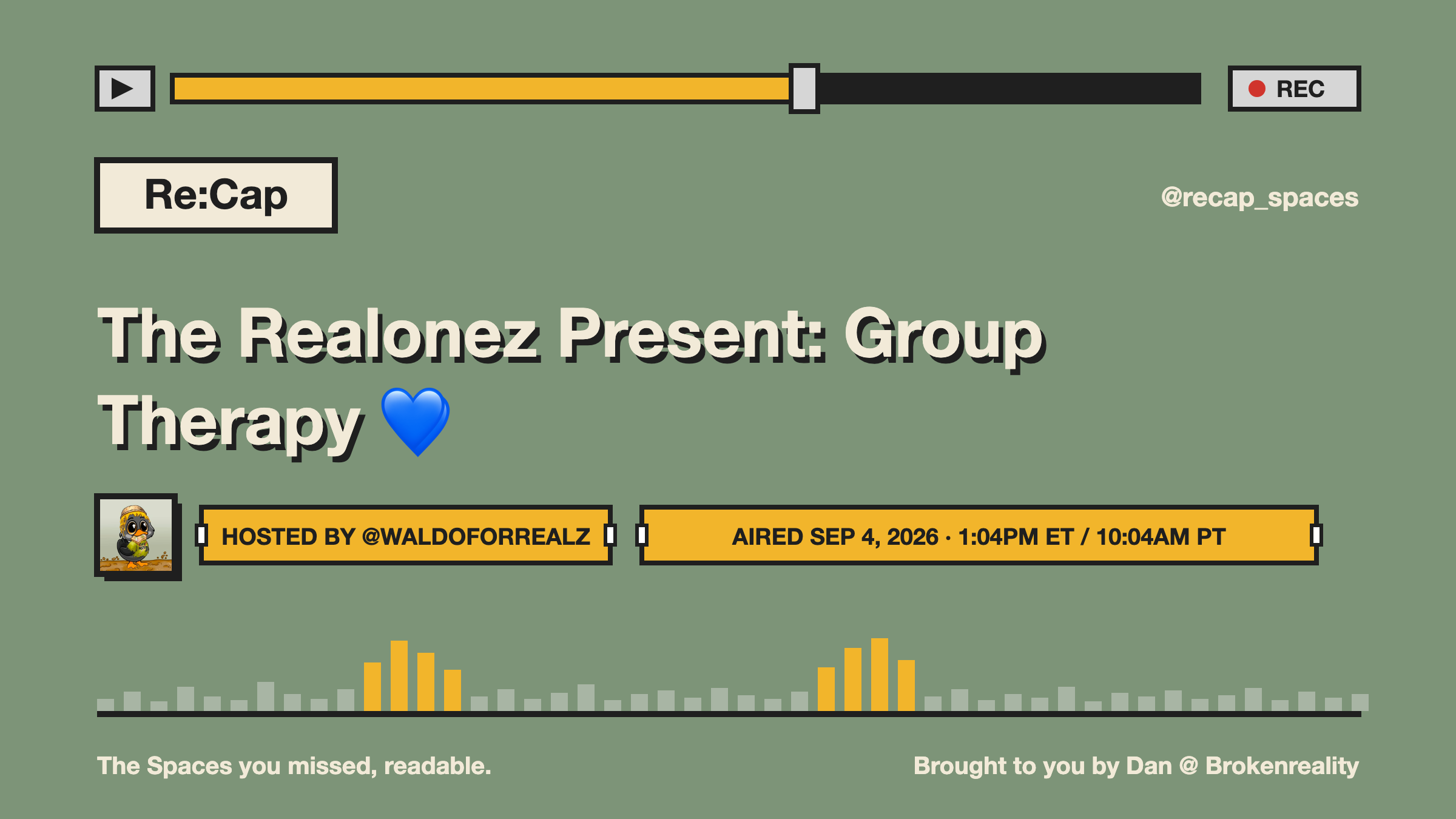 The Realonez Present: Group Therapy 💙