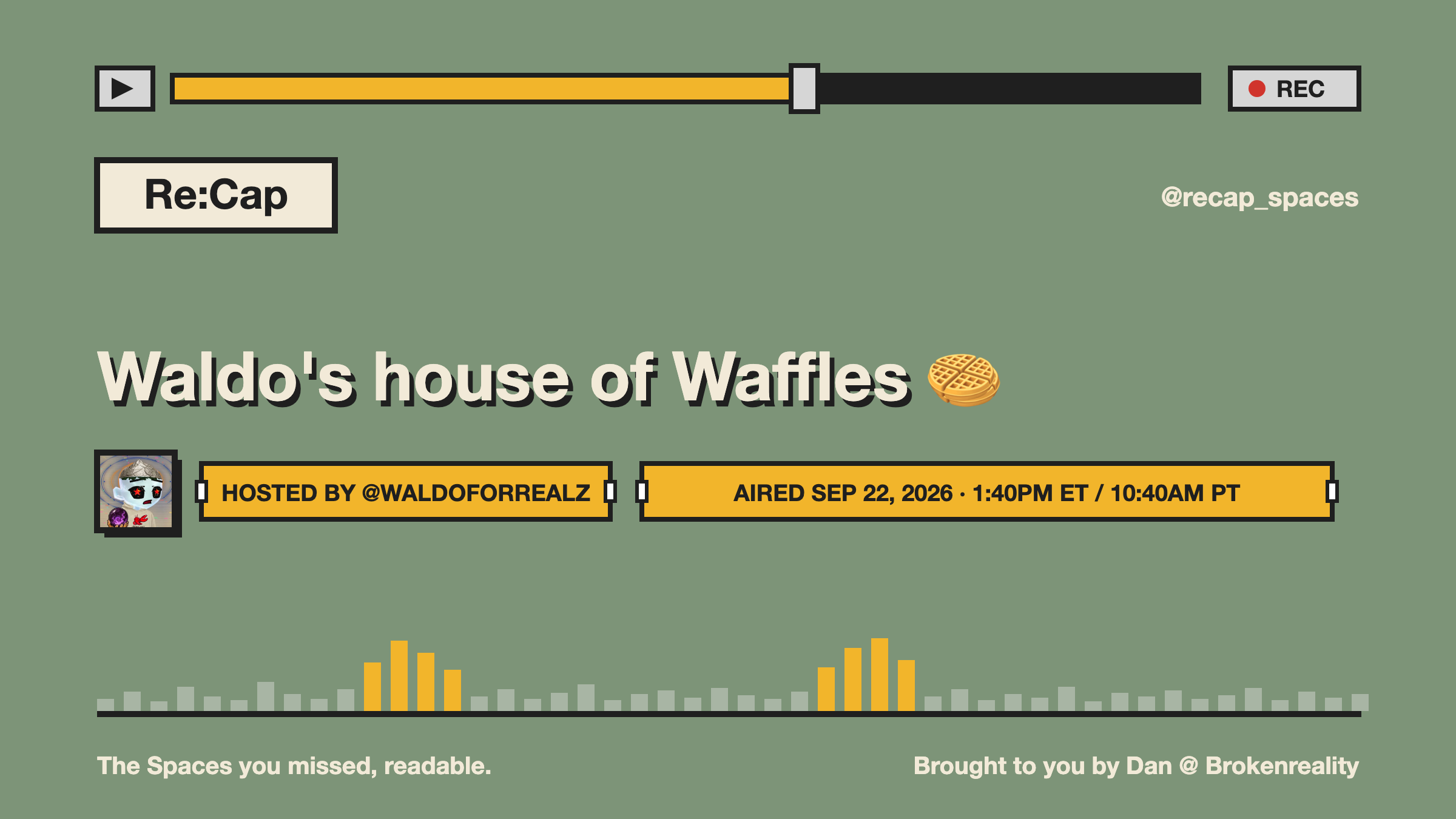 Waldo's house of Waffles 🧇