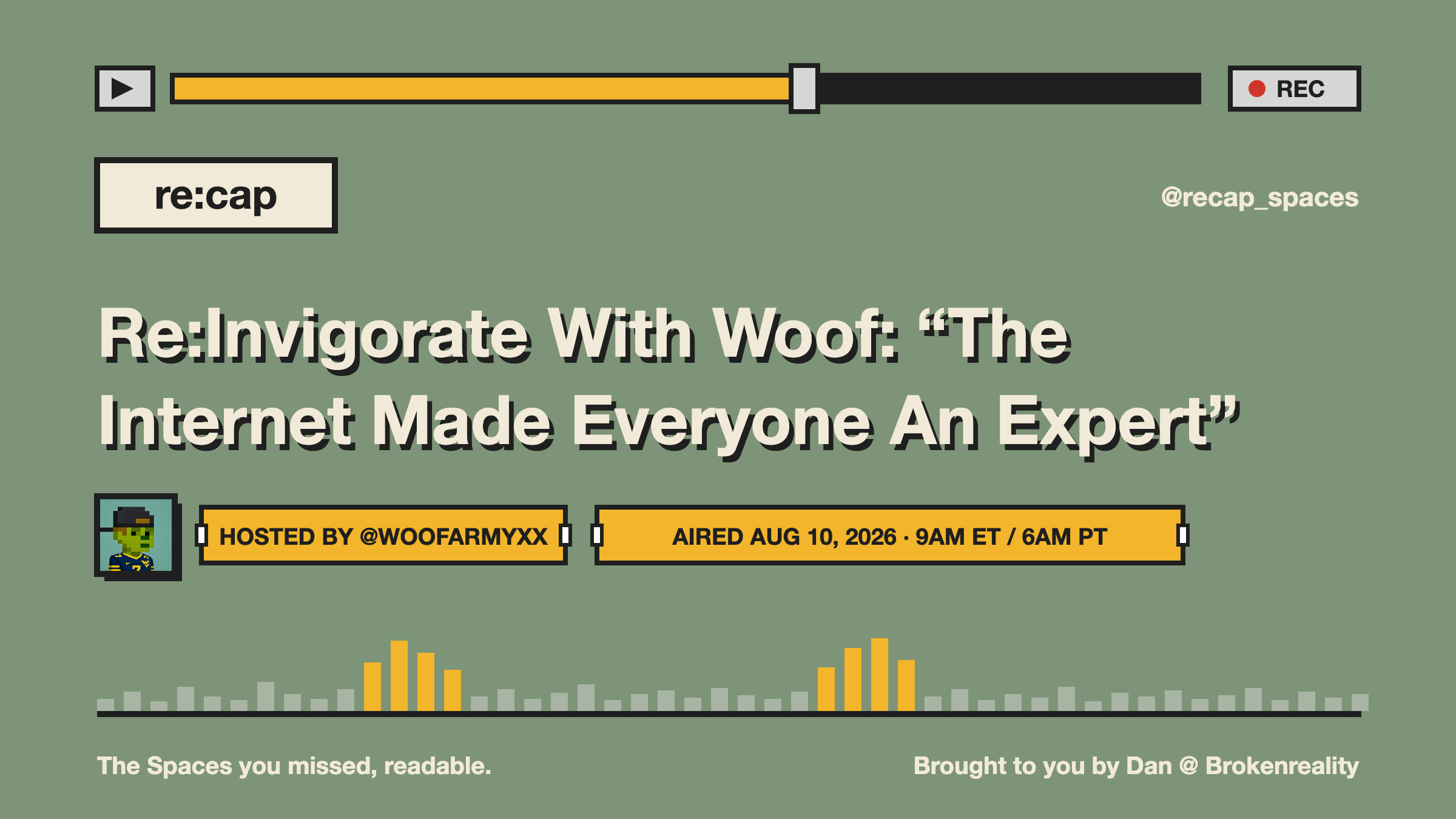 Re:Invigorate With Woof: “The Internet Made Everyone An Expert”
