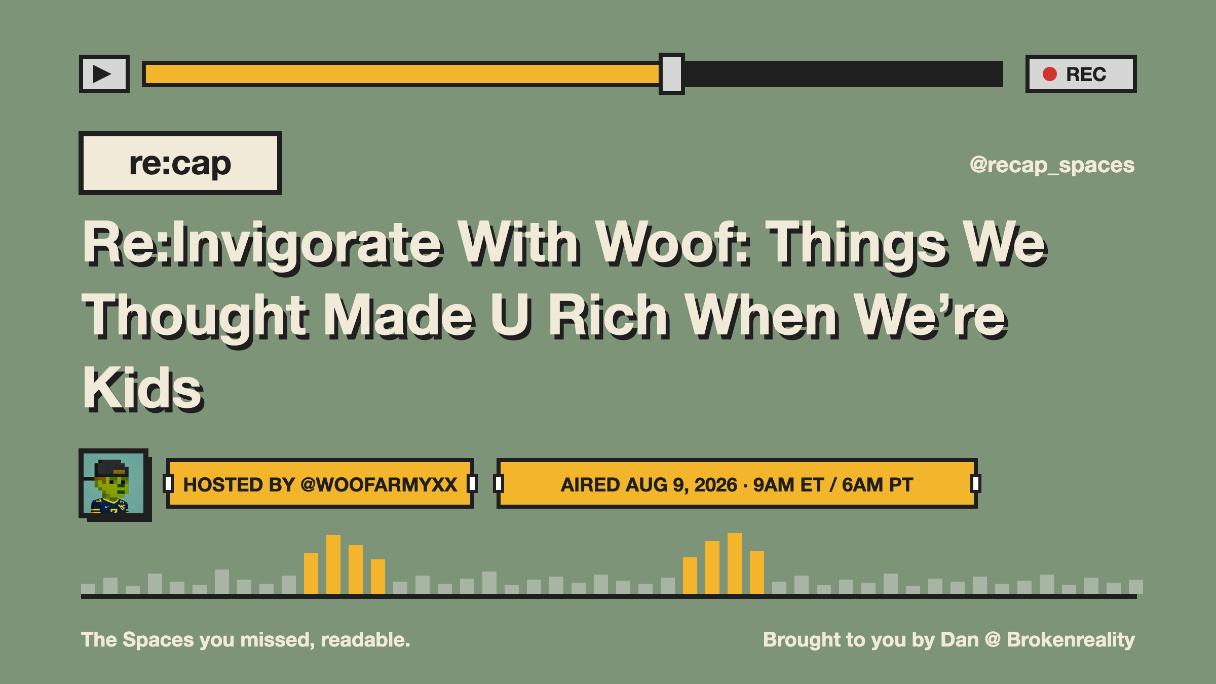 Re:Invigorate With Woof: Things We Thought Made U Rich When We’re Kids